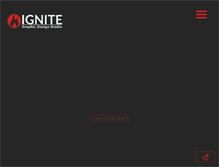 Tablet Screenshot of ignitegraphicdesign.com